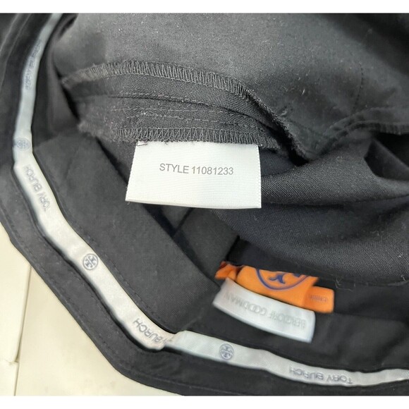 Tory Burch Wide Leg Black Wool Blend Career Pants Size 4 Bergdorf Goodman - Picture 5 of 7